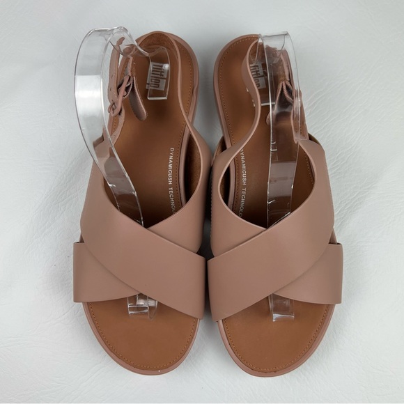 Fitflop Shoes - 534aub Fitflop Elegant Women's nude Sandals
Size 10
